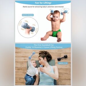 Baby Teething Dumbbell